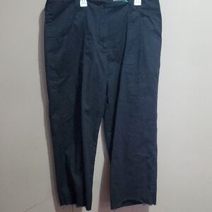 Frank And Oak Annie Relaxed Fit Black Pants Size 14